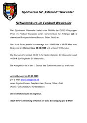 23.05.2025 Schwimmkurs 2025
