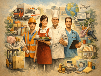 Gewerbe und Dienstleistungen