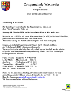 Seniorentag 2026