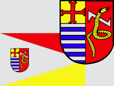 Wappen und Flagge von Waxweiler